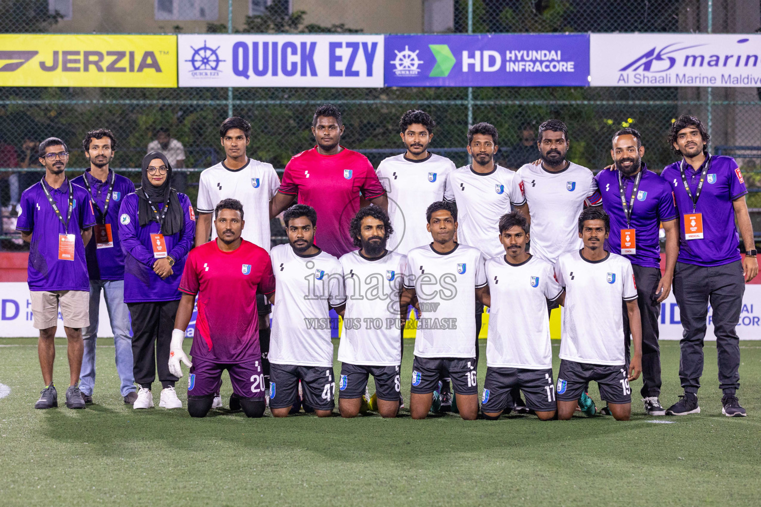 HDh Finey vs HDh Hanimaadhoo in Golden Futsal Challenge 2024 was held on Tuesday, 16th January 2024, in Hulhumale', Maldives
Photos: Ismail Thoriq / images.mv