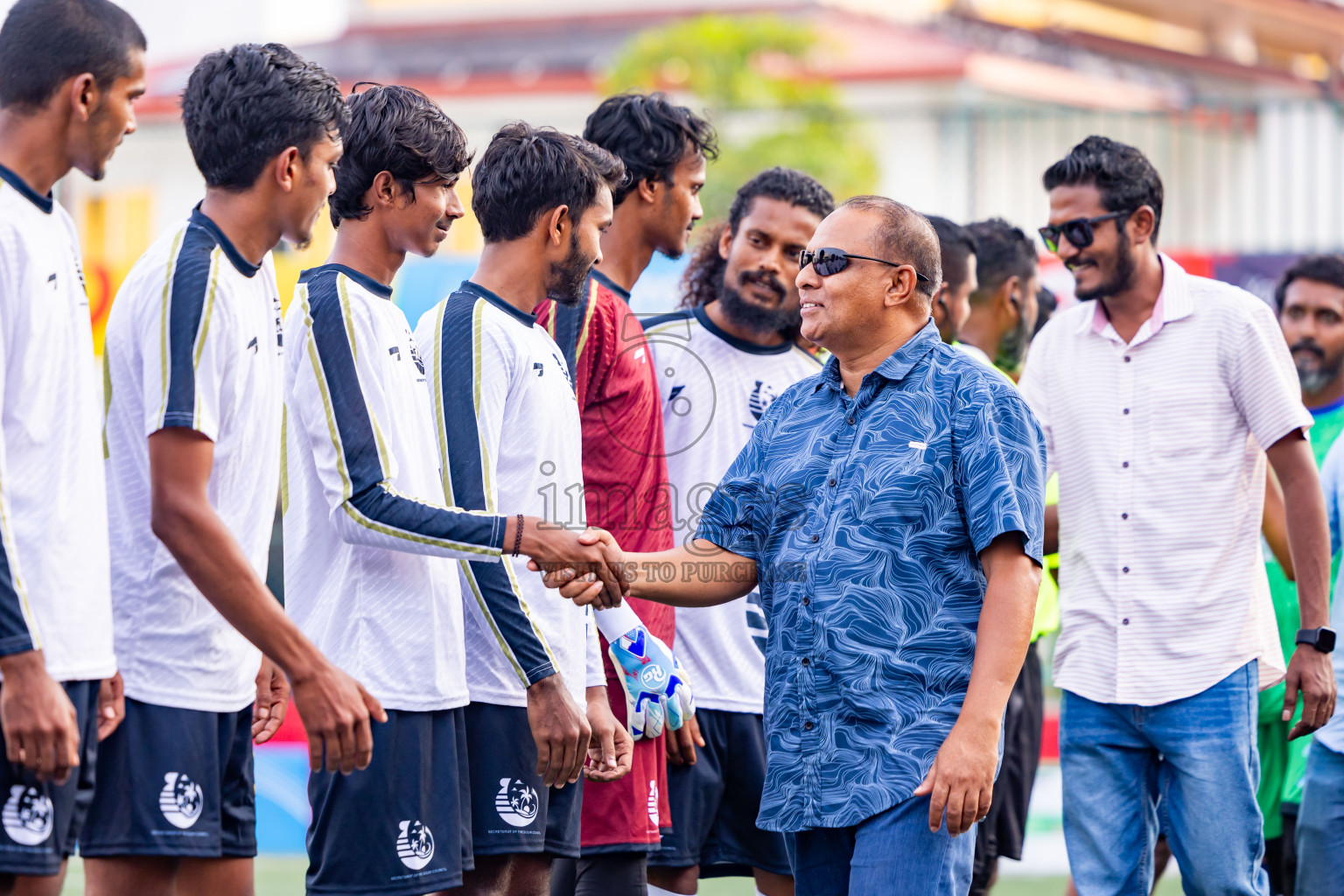 K Gulhi vs K Guraidhoo in Day 15 of Golden Futsal Challenge 2025 was held on Sunday, 19th January 2025, in Hulhumale', Maldives. Photos: Nausham Waheed / images.mv