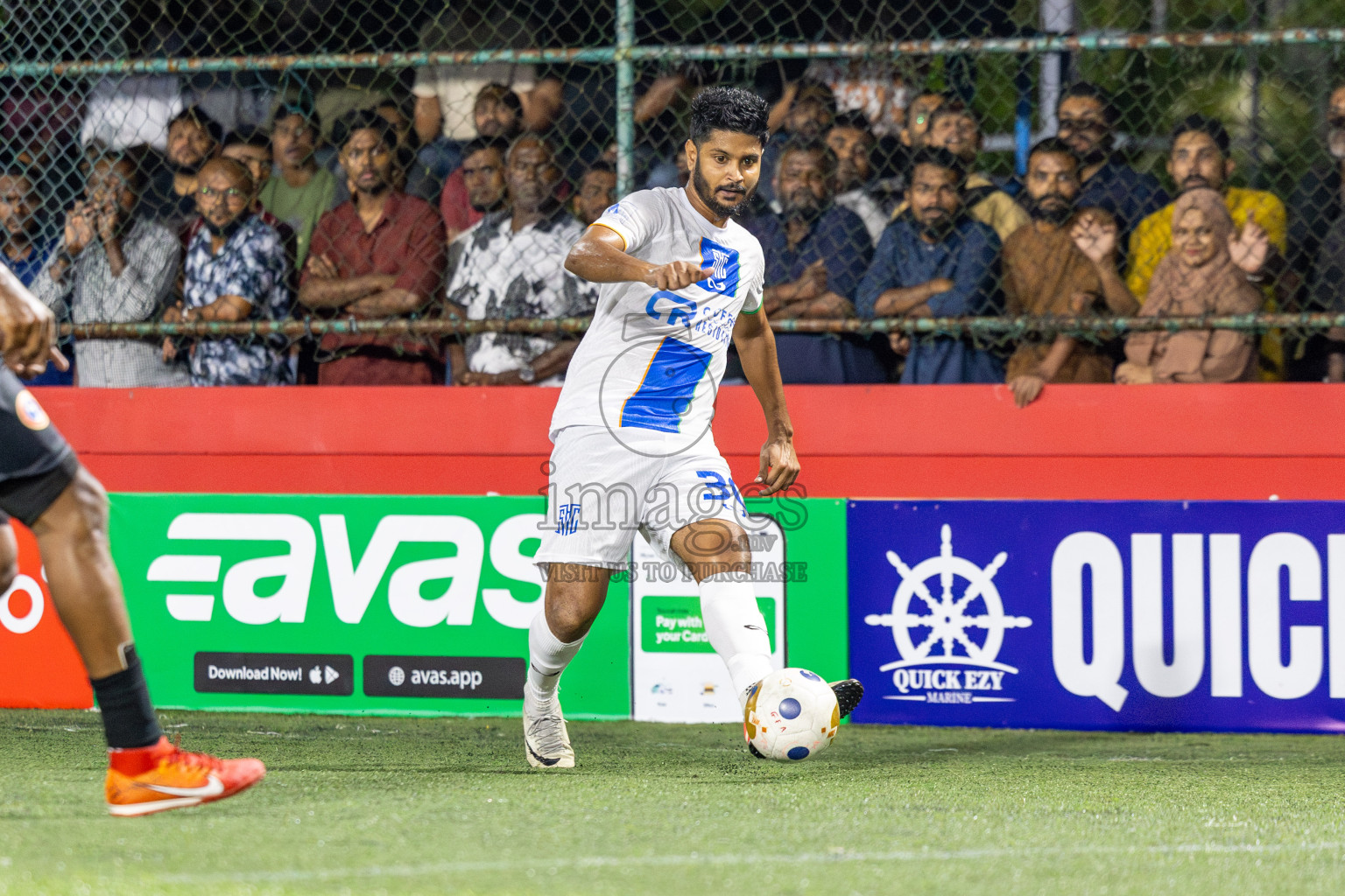 S. Hithadhoo VS S. Maradhoo in Day 7 of Golden Futsal Challenge 2025 was held on Saturday, 11th January 2025, in Hulhumale', Maldives Photos: Hassan Simah / images.mv