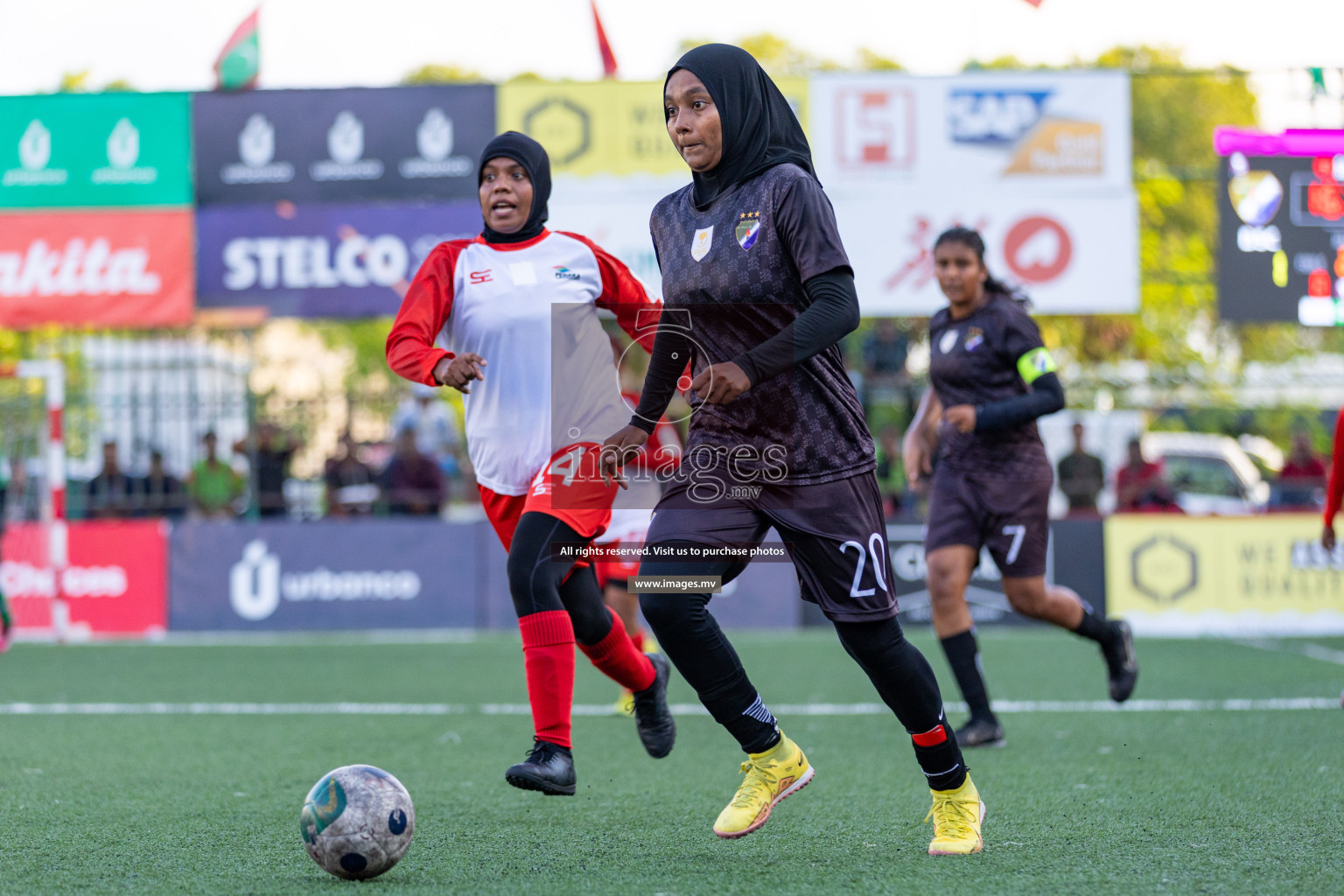 DSC vs Fenaka in Eighteen Thirty 2023 held in Hulhumale, Maldives, on Monday, 14th August 2023. Photos: Nausham Waheed / images.mv