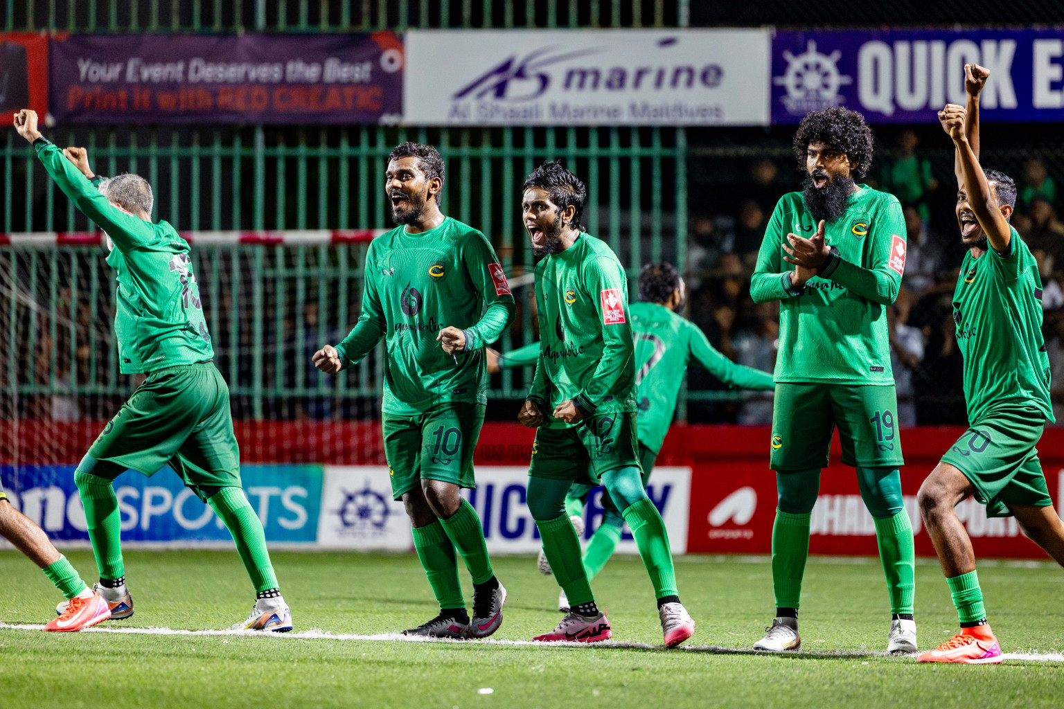 HA Dhidhdhoo vs HA Vashafaru in Haa Alif Atoll Finals Day 28 of Golden Futsal Challenge 2025 was held on Saturday , 1st February 2025, in Hulhumale', Maldives. Photos: Nausham Waheed / images.mv