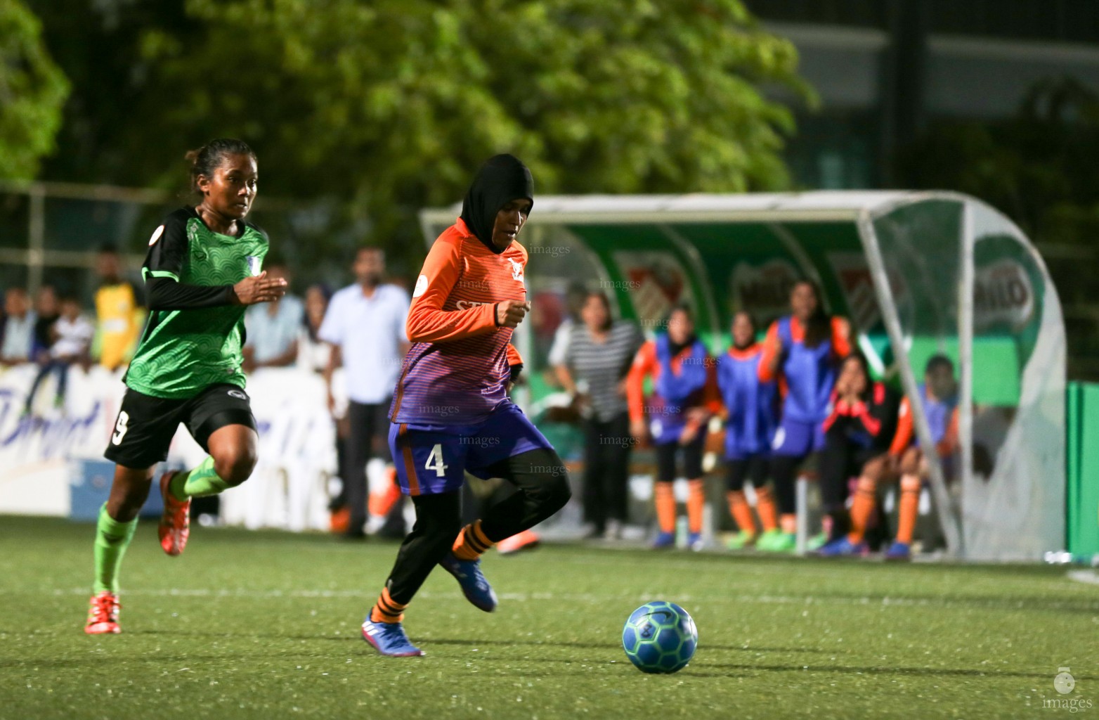  Milo Women's Futsal Challenge in Male', Maldives, Thursday, July 15, 2017. (Images.mv Photo/ Hussain Sinan). 