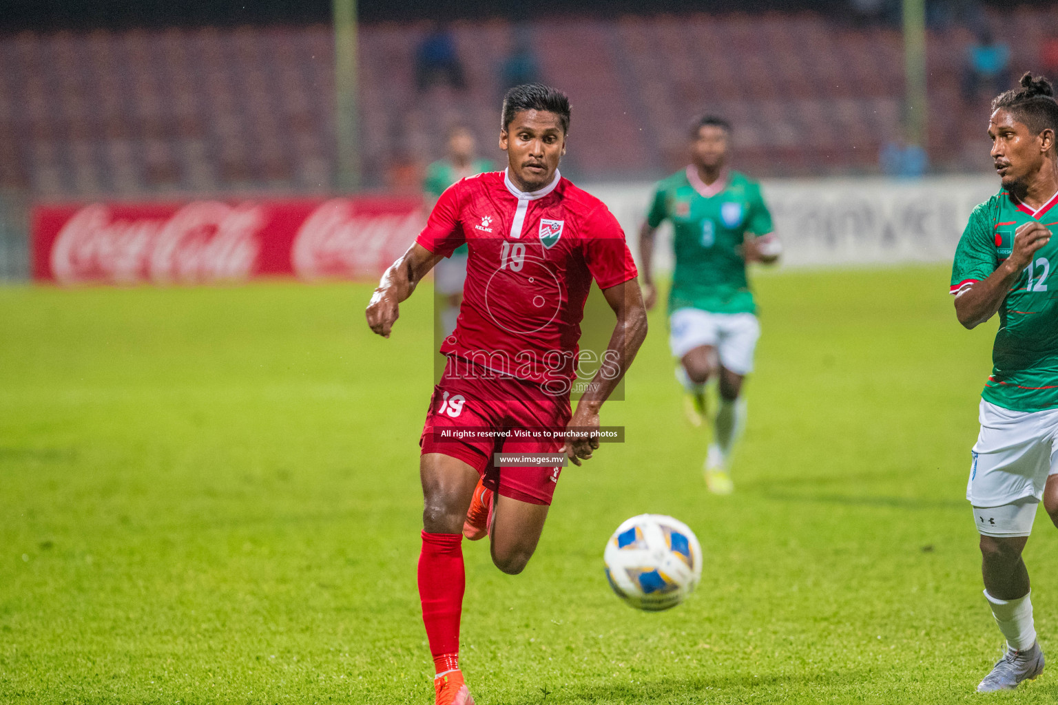 Maldives vs Bangladesh Friendly Match 24 Mar 2022 at Galolhu Rasmee Stadium Malé photos by Nausham Waheed