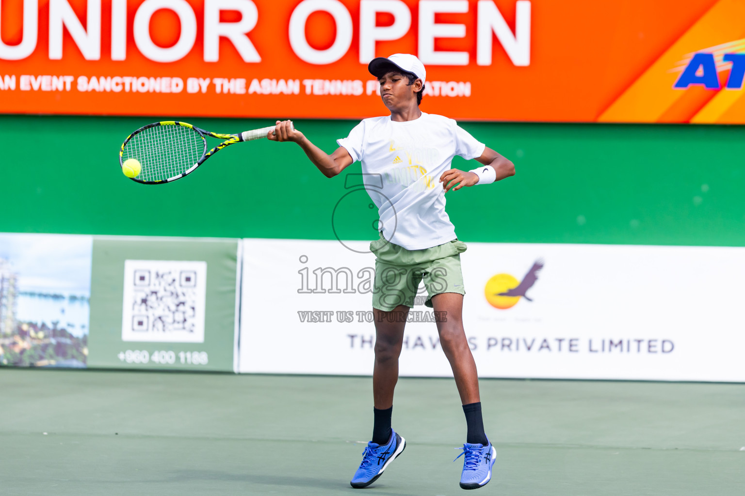 Day 5 of ATF Maldives Junior Open Tennis was held in Male' Tennis Court, Male', Maldives on Monday, 16th December 2024. Photos: Nausham Waheed/ images.mv