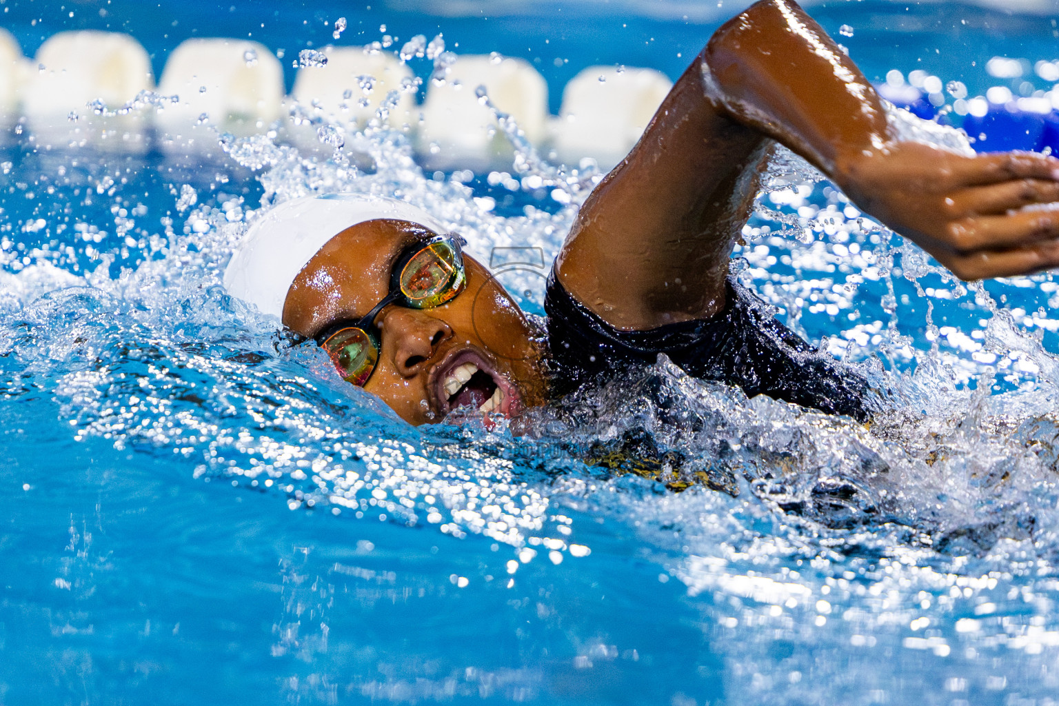 Day 2 of 20th Inter-school Swimming Competition 2024 held in Hulhumale', Maldives on Sunday, 13th October 2024. Photos: Nausham Waheed / images.mv