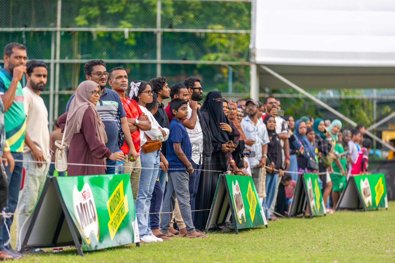 Day 2  of MILO Academy Championship 2024 - U12 was held at Henveiru Grounds in Male', Maldives on Thursday, 5th July 2024. Photos: Shuu Abdul Sattar / images.mv