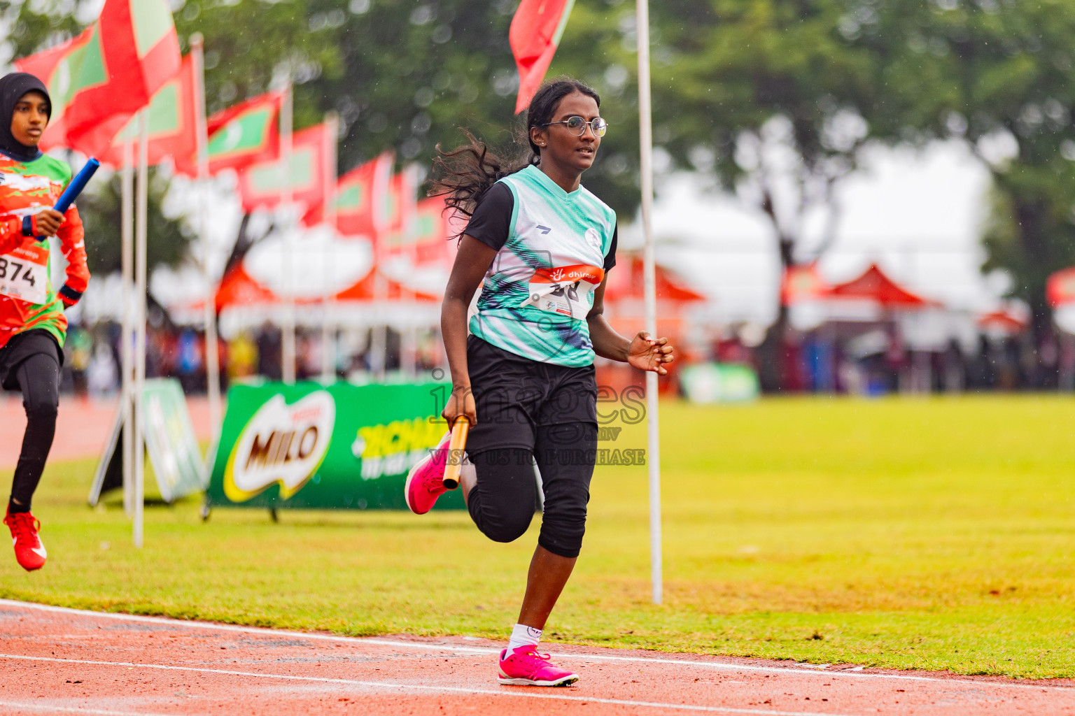 Day 6 of Inter-school Athletics Championship 2025 held in Ekuveni Synthetic Track, Male', Maldives on Sunday, 12th October 2025. Photos by: Areef Adam / Images.mv