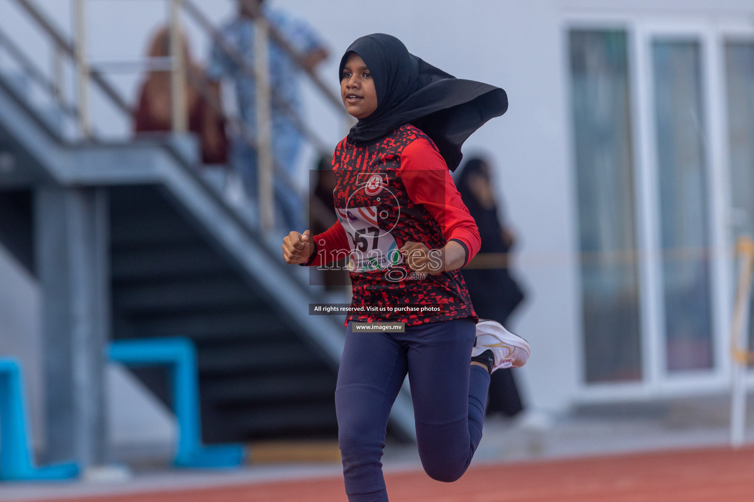 Day two of Inter School Athletics Championship 2023 was held at Hulhumale' Running Track at Hulhumale', Maldives on Sunday, 15th May 2023. Photos: Shuu/ Images.mv