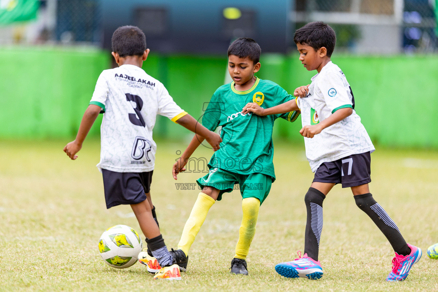 Day 1 of MILO SVAM Juniors 2025 (U-8) was held at Henveiru Stadium in Male', Maldives on Thursday, 26th June 2025. 
Photos: Hassan Simah / images.mv