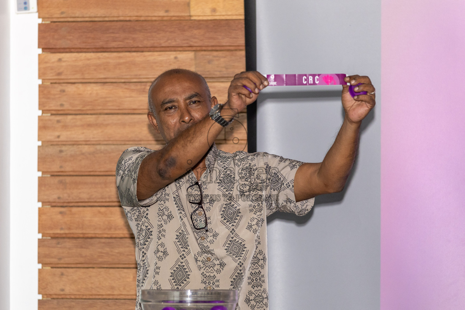 Draw Ceremony of Club Maldives Tournaments 2025 was held at HDC Exhibition Hall in Hulhumale', Maldives on Saturday, 23rd August 2025. Photos: Mohamed Mahfooz Moosa / images.mv