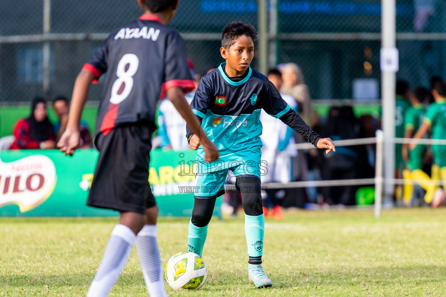 Day 2 of MILO Academy Championship 2025 (U-12) was held at Henveiru Stadium in Male', Maldives on Friday, 2nd May 2025. Photos: Nausham Waheed  / images.mv