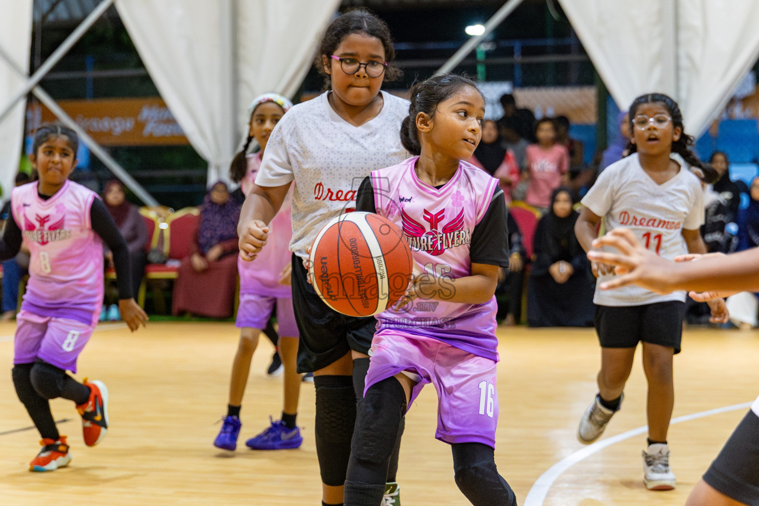 Day 3 of Milo 5 x 5 Junior Challenge 2025 - Basketball tournament held in Basketball Training Center, Male', Maldives on Saturday, 11th October 2025. 
Photos by:  Hassan Simah / Images.mv