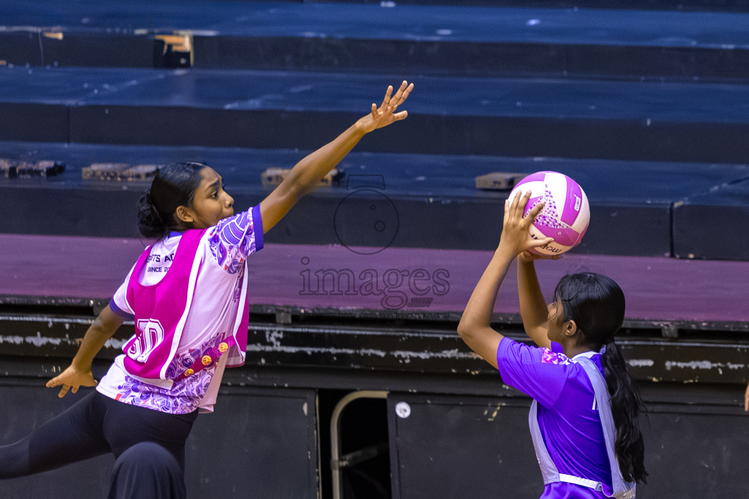 Day 9 of 24th Milo Netball Association Championship was held in Social Center at Male', Maldives on Tuesday, 9th September 2025. Photos: Mohamed Mahfooz Moosa / images.mv