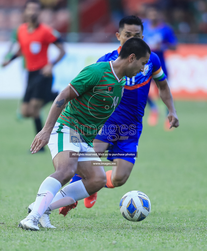 Bangladesh vs India in SAFF Championship 2021 held on 1st October 2021 in Galolhu National Stadium, Male', Maldives