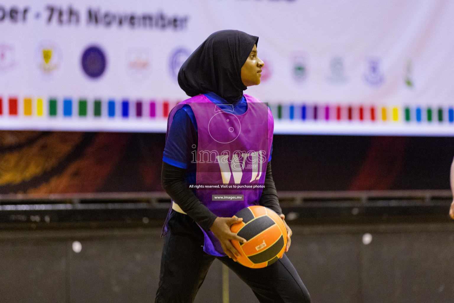 Day7 of 24th Interschool Netball Tournament 2023 was held in Social Center, Male', Maldives on 2nd November 2023. Photos: Nausham Waheed / images.mv