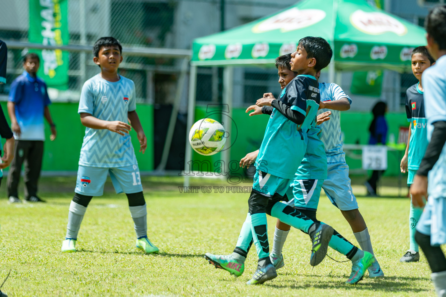 Day 3 of MILO Academy Championship 2025 (U-12) was held at Henveiru Stadium in Male', Maldives on Saturday, 3rd May 2025. 
Photos: Hassan Simah  / images.mv