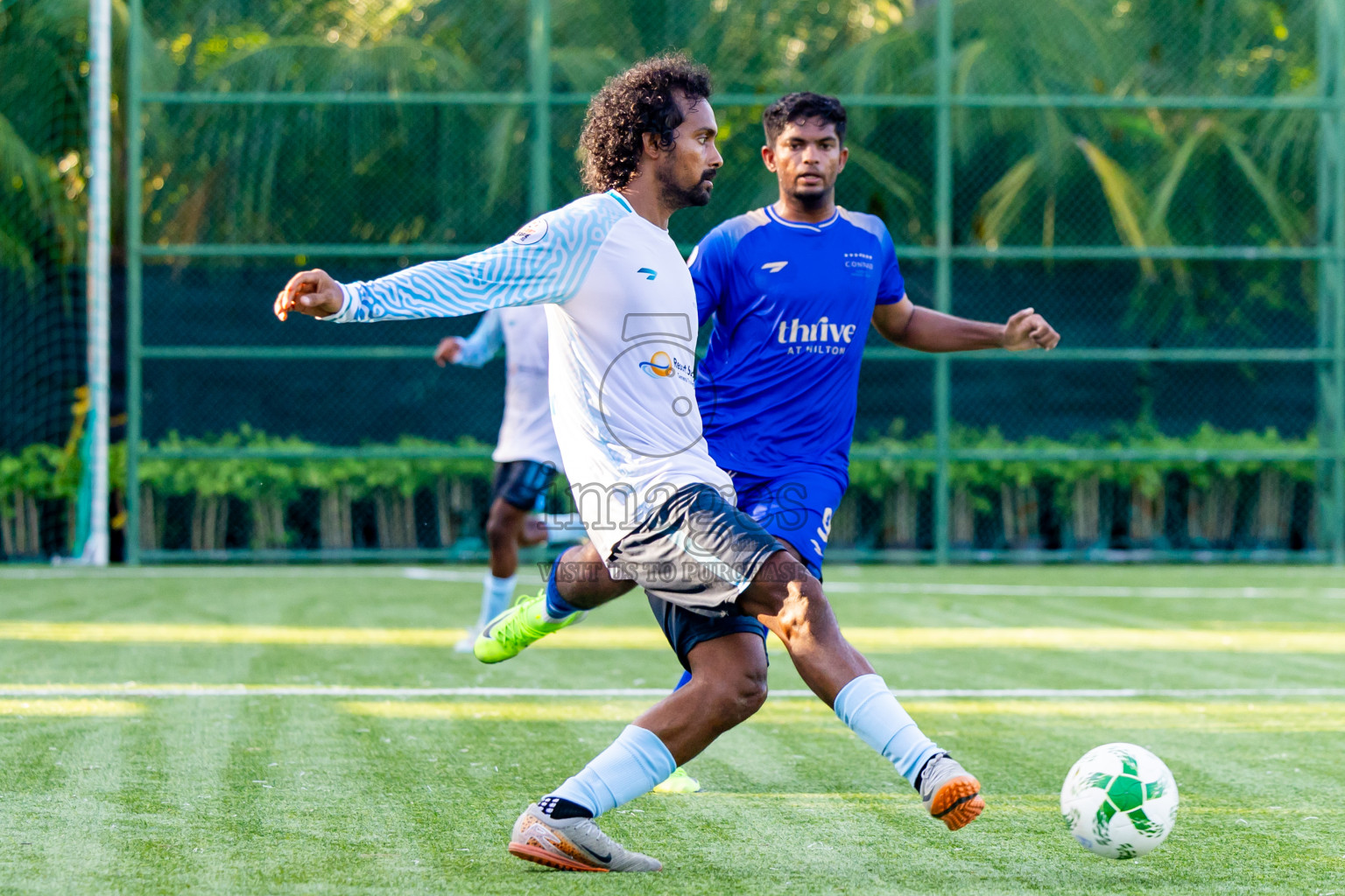 Lily Beach vs Conrad in Day 2 of Resort League 2025 (Ari Zone) was held on Saturday, 21st June 2025 in Conrad Maldives Rangali Island, Alif Dhaalu Atoll, Maldives. Photos: Nausham Waheed / images.mv