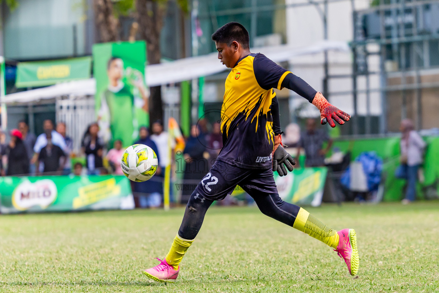 Day 2 of MILO Academy Championship 2024 Under 14 held in Henveyru Stadium, Male', Maldives on Friday, 1st November 2024. Photos: Nausham Waheed / Images.mv