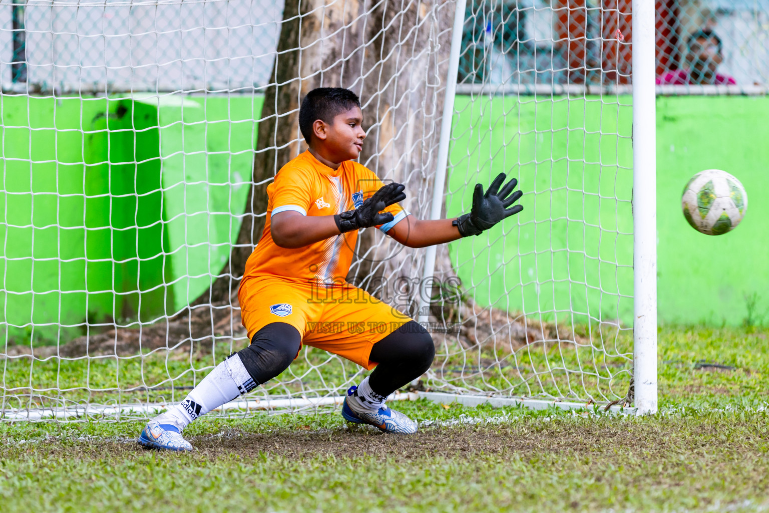 Day 1 of MILO Academy Championship 2024 - U12 was held at Henveiru Grounds in Male', Maldives on Sunday, 7th July 2024. Photos: Nausham Waheed / images.mv