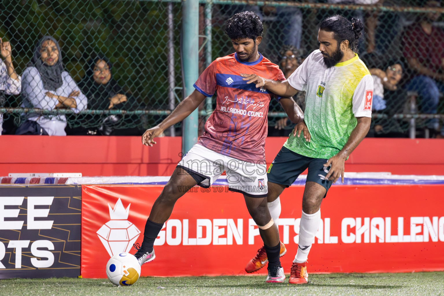 HDh Nellaidhoo vs HDh Vaikaradhoo in Day 9 of Golden Futsal Challenge 2025 was held on Monday, 13th January 2025, in Hulhumale', Maldives
Photos: Ismail Thoriq / images.mv