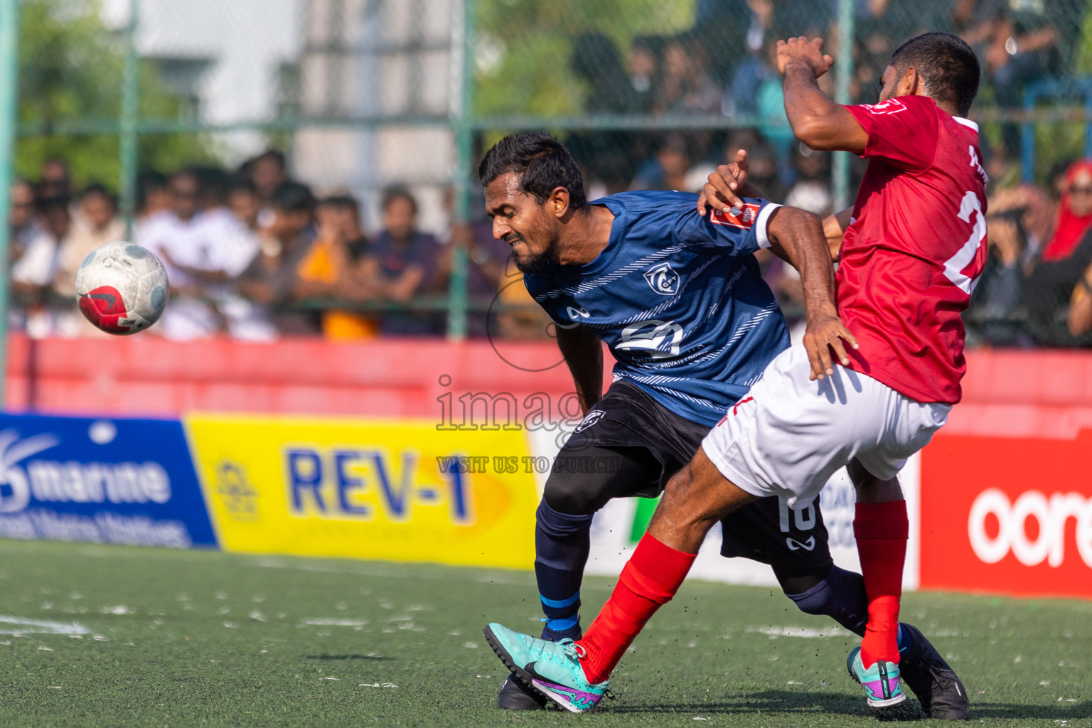 K Gaafaru vs K Kaashidhoo in Day 19 of Golden Futsal Challenge 2024 was held on Friday, 2nd February 2024, in Hulhumale', Maldives
Photos: Ismail Thoriq / images.mv