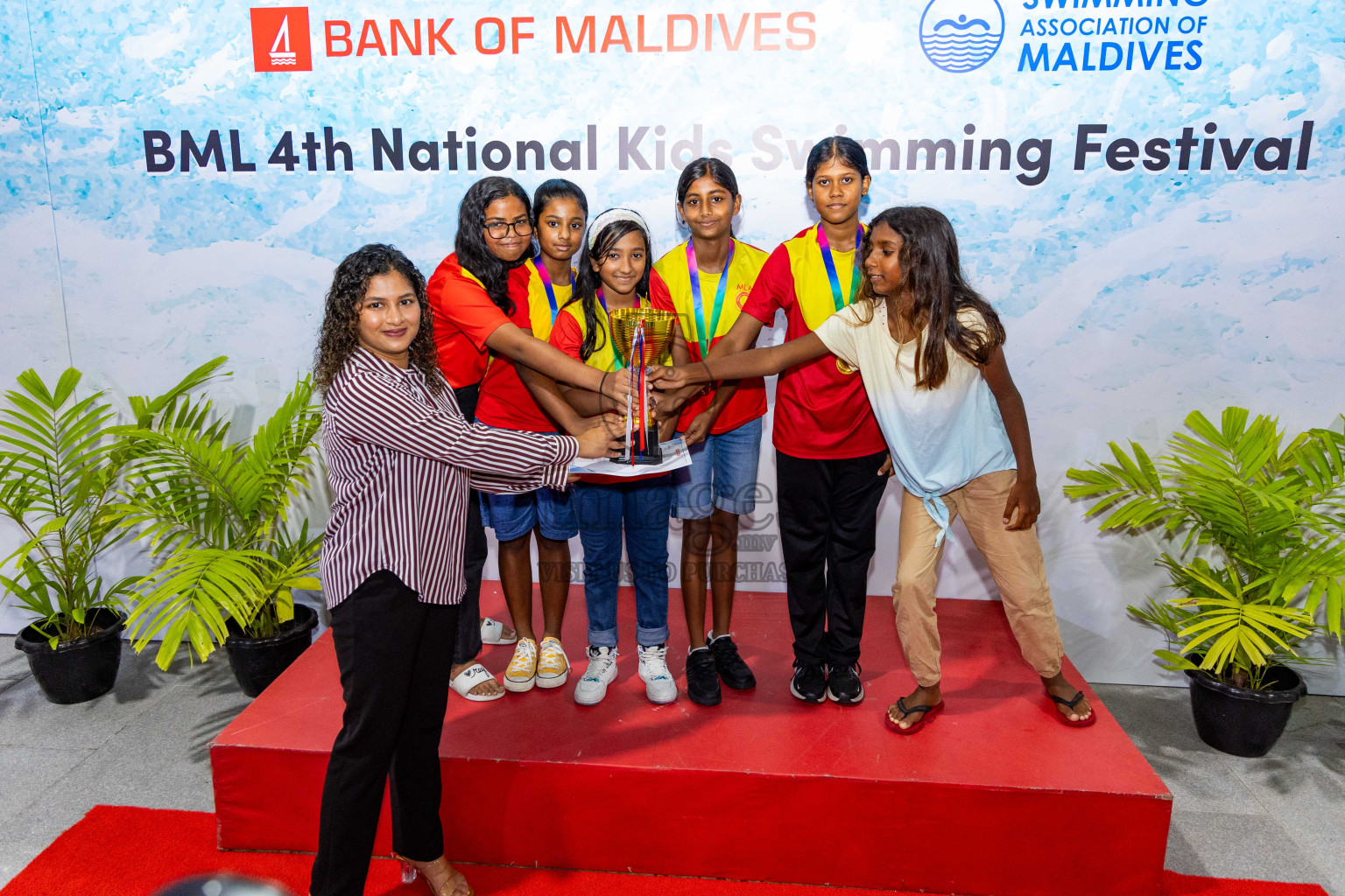 Closing Ceremony of 4th National Kids Swimming Festival 2023 on 9th December 2023, held in Hulhumale', Maldives Photos: Nausham Waheed / Images.mv