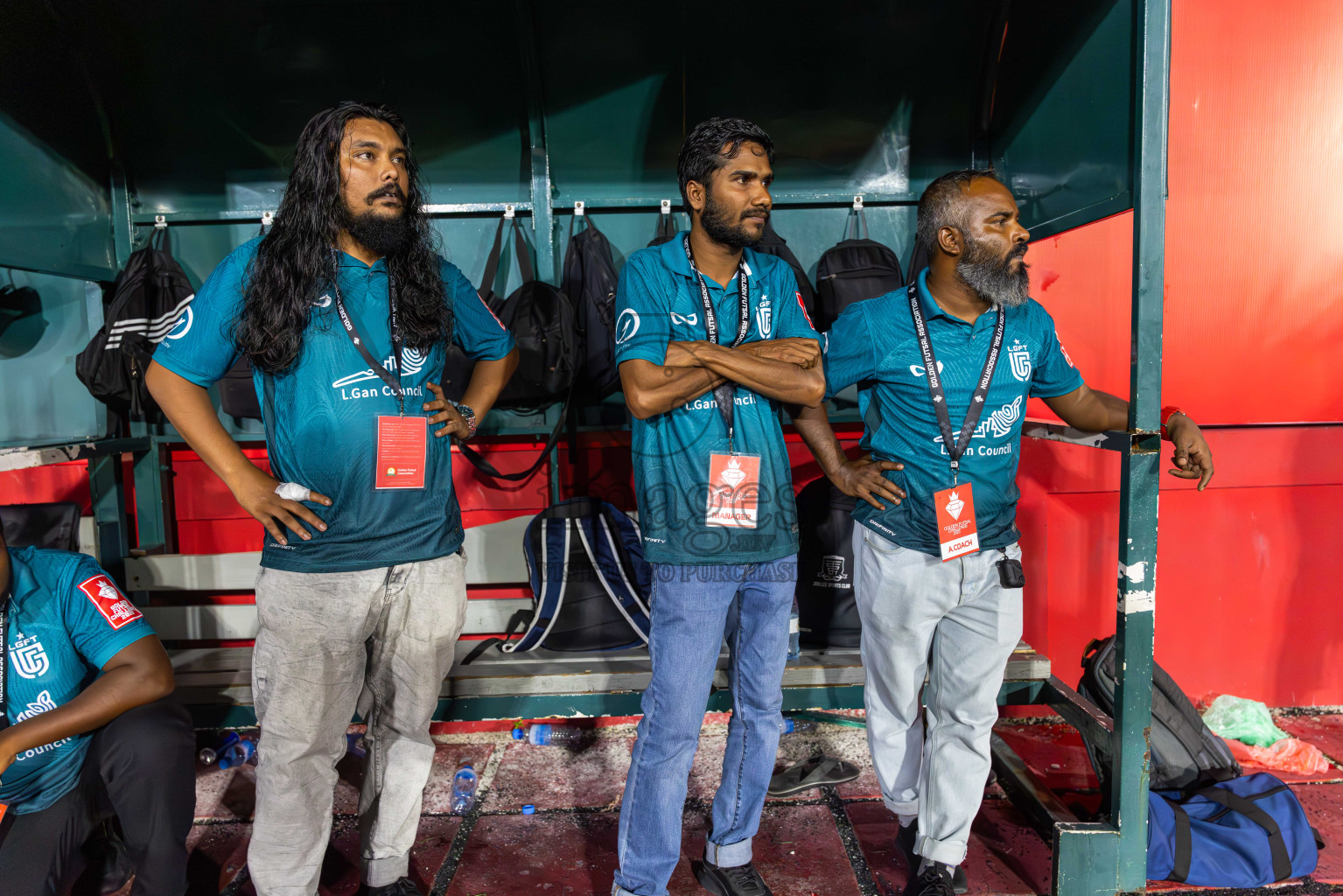 L Gan vs L Isdhoo in Laamu Atoll Finals Day 26 of Golden Futsal Challenge 2025 was held on Thursday , 30th January 2025, in Hulhumale', Maldives. Photos: Ismail Thoriq / images.mv