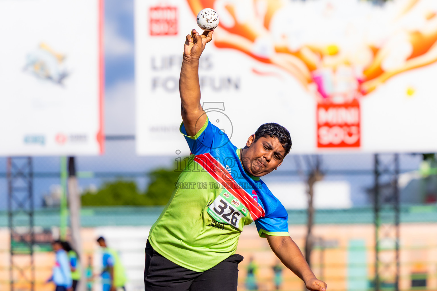 Day 2 of 12th Milo Association Championships was held in Ekuveni Track at Male', Maldives on Friday, 25th April 2025. Photos: Nausham Waheed / images.mv