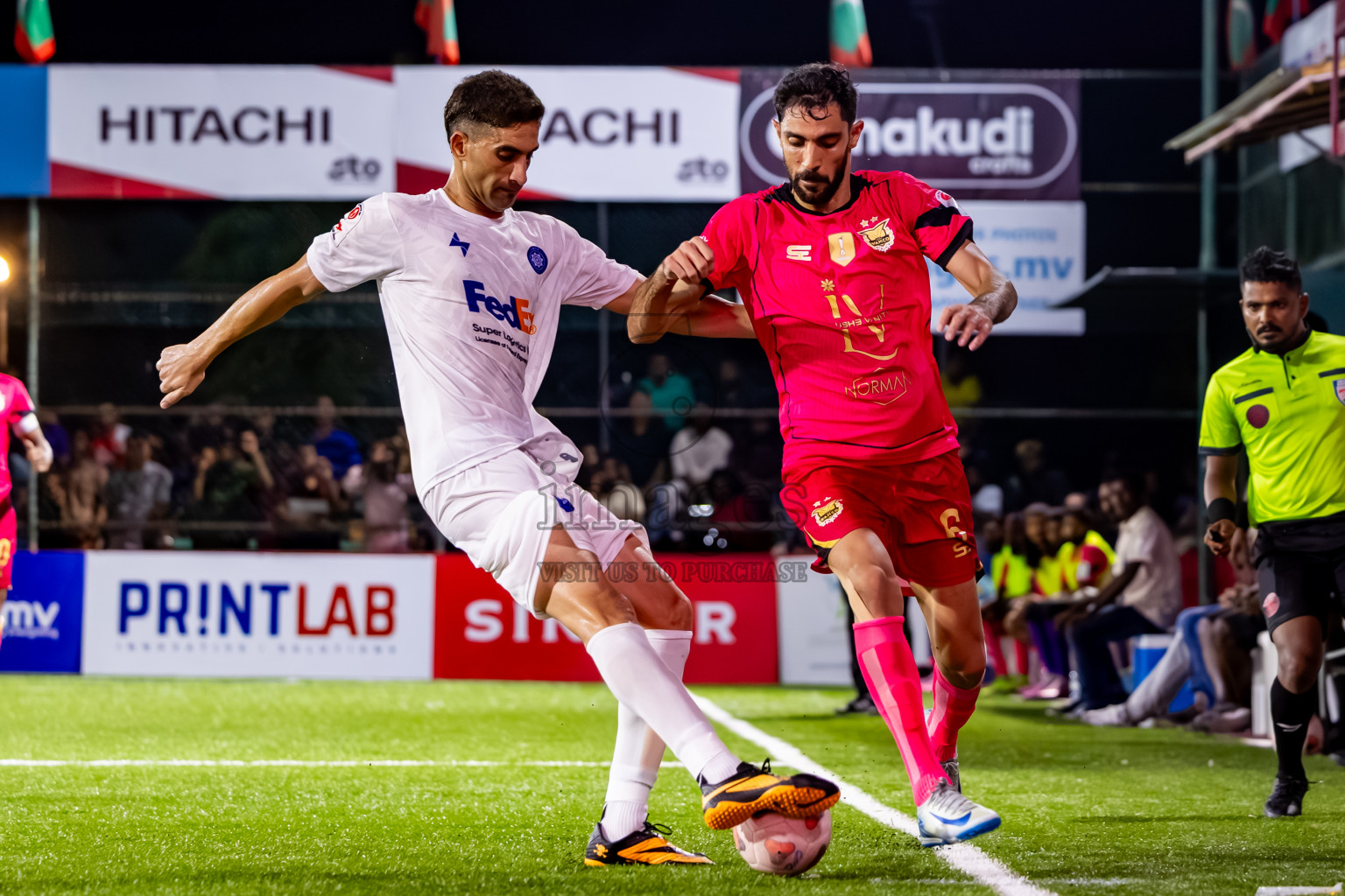WAMCO vs Club TTS in Day 6 of Club Maldives Cup 2025 was held in Rehendhi Futsal Ground, Hulhumale', Maldives on Saturday, 4th October 2025. Photos: Nausham Waheed / images.mv