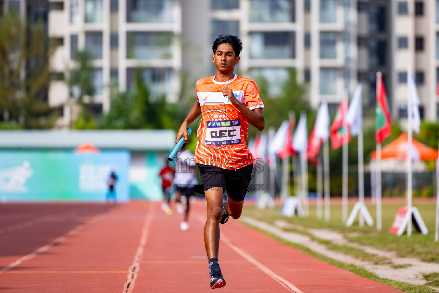 Day 5 of MWSC Interschool Athletics Championships 2024 held in Hulhumale Running Track, Hulhumale, Maldives on Wednesday, 13th November 2024. Photos by: Nausham Waheed / Images.mv