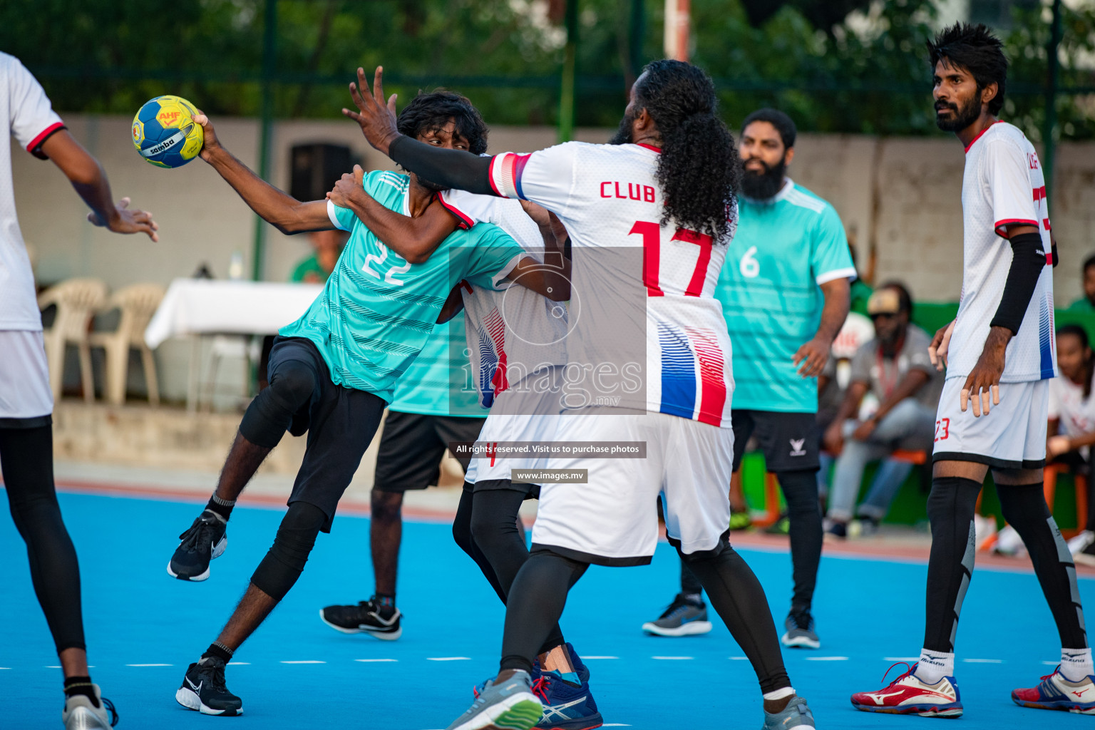 Milo 8th National Handball Tournament Day 4, 18th December 2021, at Handball Ground, Male', Maldives. Photos by Hassan Simah