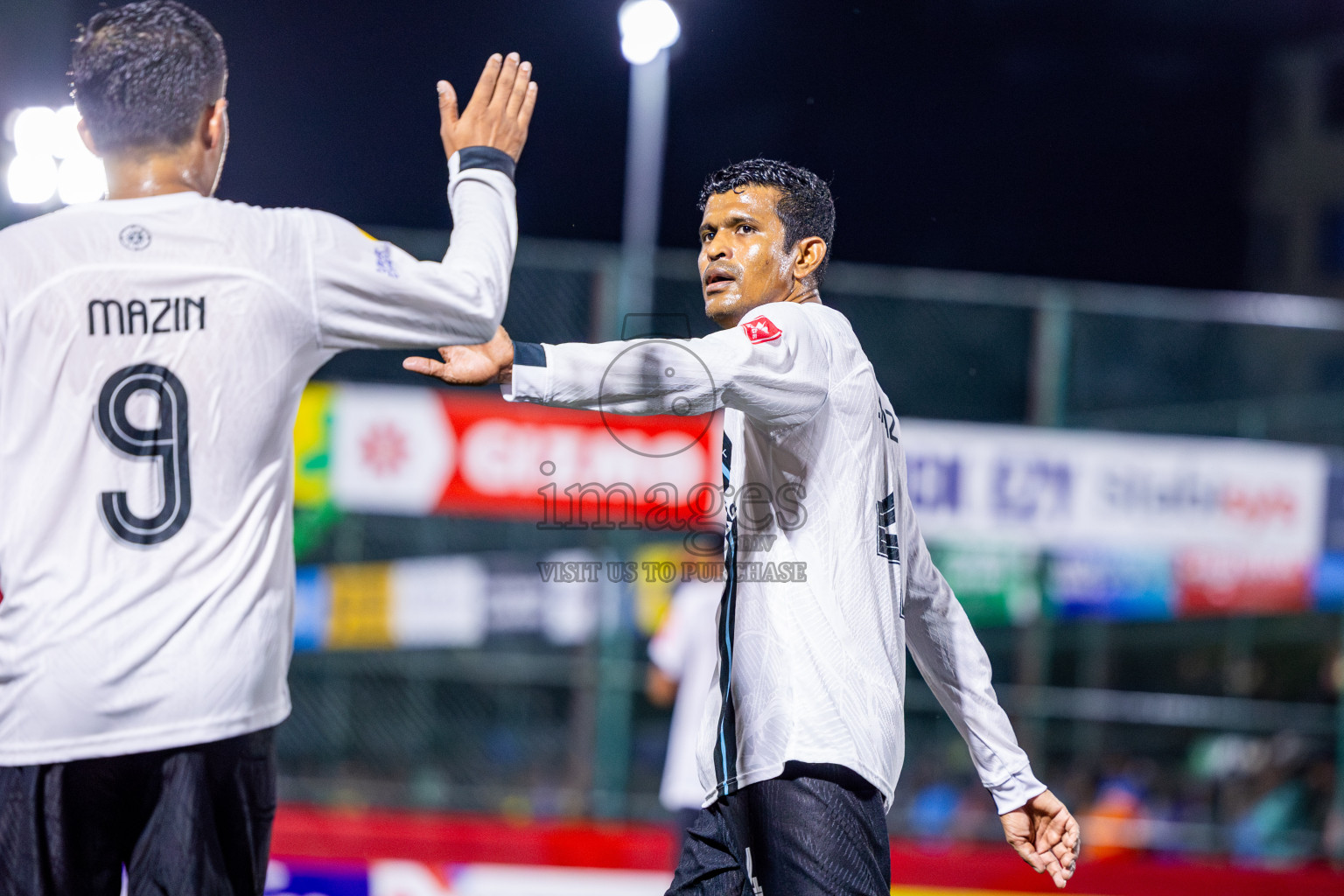 K Himmafushi vs K Dhiffushi in Day 10 of Golden Futsal Challenge 2025 was held on Tuesday, 14th January 2025, in Hulhumale', Maldives Photos: Nausham Waheed / images.mv