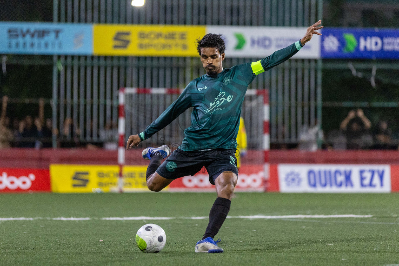 L Maabaidhoo  vs L Dhanbidhoo in Day 3 of Golden Futsal Challenge 2024 was held on Wednesday, 17th January 2024, in Hulhumale', Maldives Photos: Nausham Waheed / images.mv