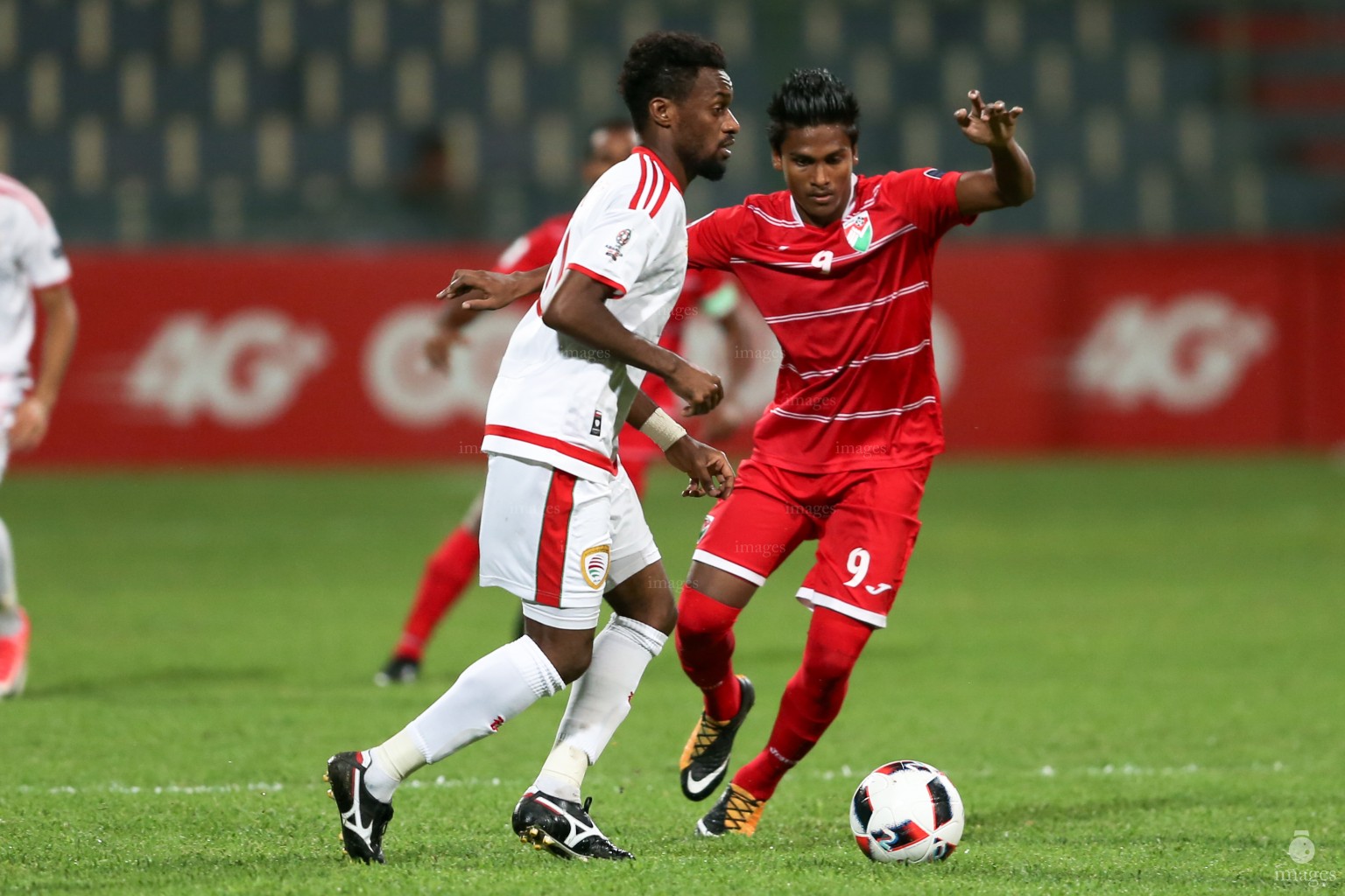 Asian Cup Qualifier between Maldives and Oman in National Stadium, on 10 October 2017 Male' Maldives. ( Images.mv Photo: Abdulla Abeedh )