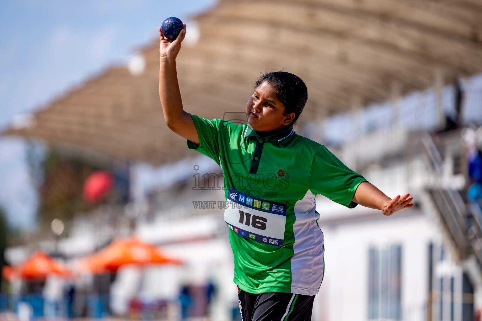 Day 4 of MWSC Interschool Athletics Championships 2024 held in Hulhumale Running Track, Hulhumale, Maldives on Tuesday, 12th November 2024. Photos by: Nausham Waheed / Images.mv