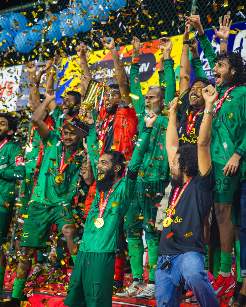 HA Dhidhdhoo vs HA Vashafaru in Haa Alif Atoll Finals Day 28 of Golden Futsal Challenge 2025 was held on Saturday , 1st February 2025, in Hulhumale', Maldives. Photos: Abdulla Abeed / images.mv