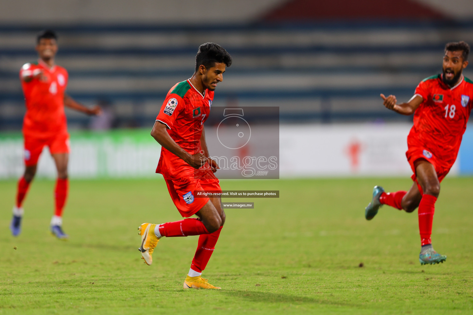 Bhutan vs Bangladesh in SAFF Championship 2023 held in Sree Kanteerava Stadium, Bengaluru, India, on Wednesday, 28th June 2023. Photos: Nausham Waheed, Hassan Simah / images.mv