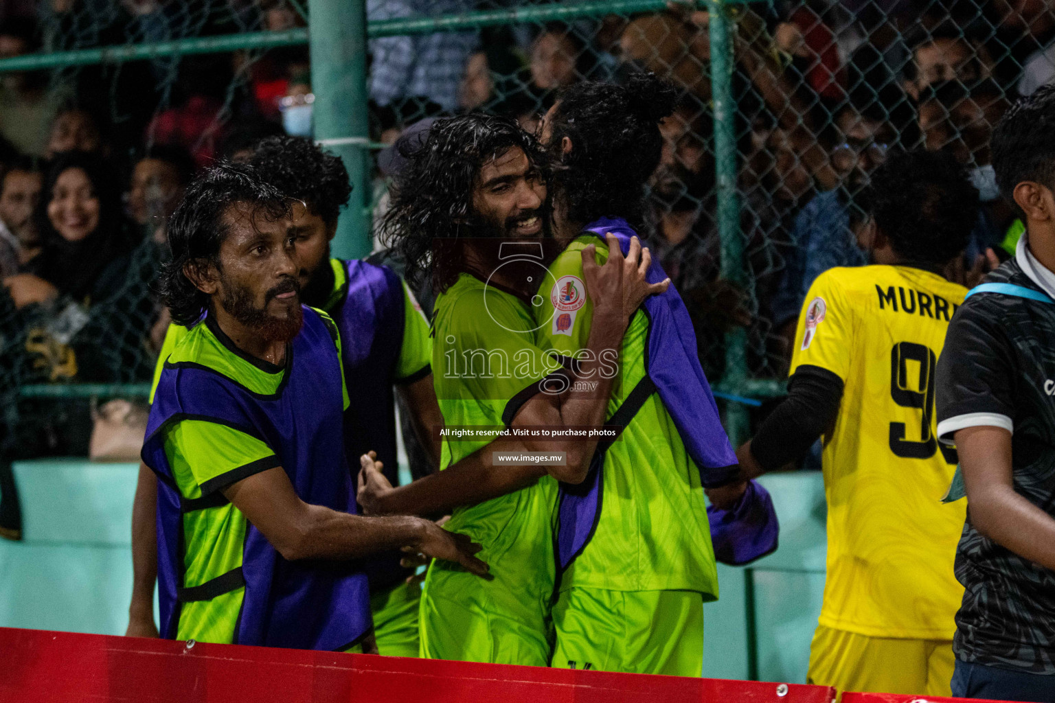 Team FSM Vs Prisons Club in the Semi Finals of Club Maldives 2021 held in Hulhumale, Maldives on 15 December 2021. Photos: Shuu Abdul Sattar / images.mv