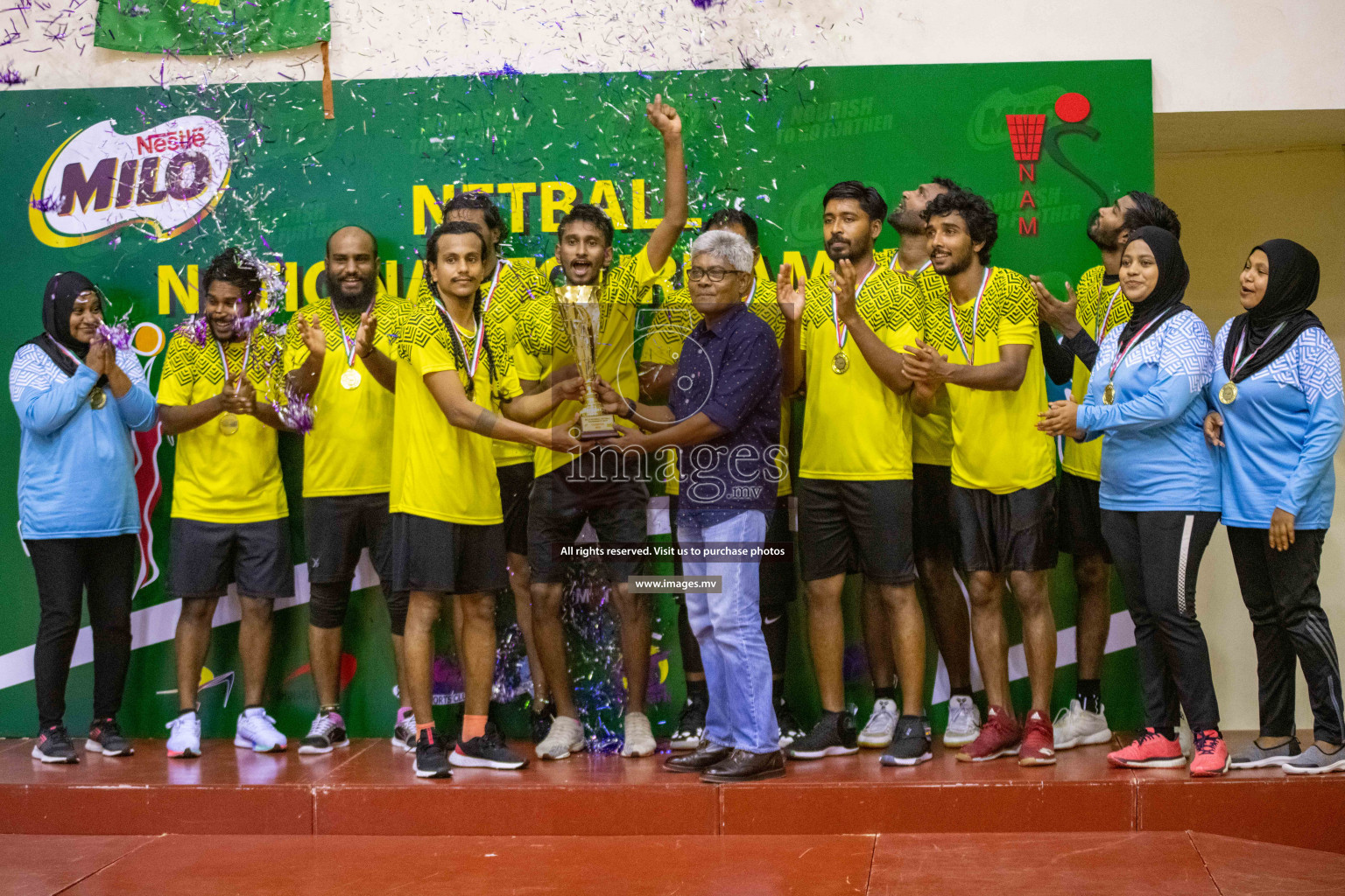 Kulhudhuffushi Youth & R.C vs Club Matrix in the Finals of Milo National Netball Tournament 2021 held on 4th December 2021 in Male', Maldives Photos: Ismail Thoriq / images.mv