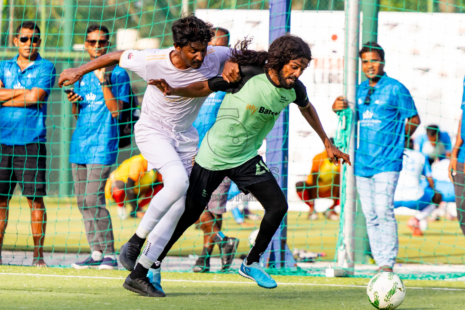 Kuramathi vs Barcelo in Day 6 of Resort League 2025 (Ari Zone) was held on Wednesday, 25th June 2025 in Conrad Maldives Rangali Island, Alif Dhaalu Atoll, Maldives. Photos: Nausham Waheed / images.mv