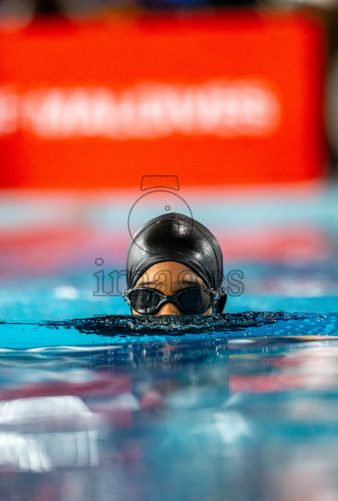 Day 1 of 20th Inter-school Swimming Competition 2024 held in Hulhumale', Maldives on Saturday, 12th October 2024. Photos: Ismail Thoriq / images.mv