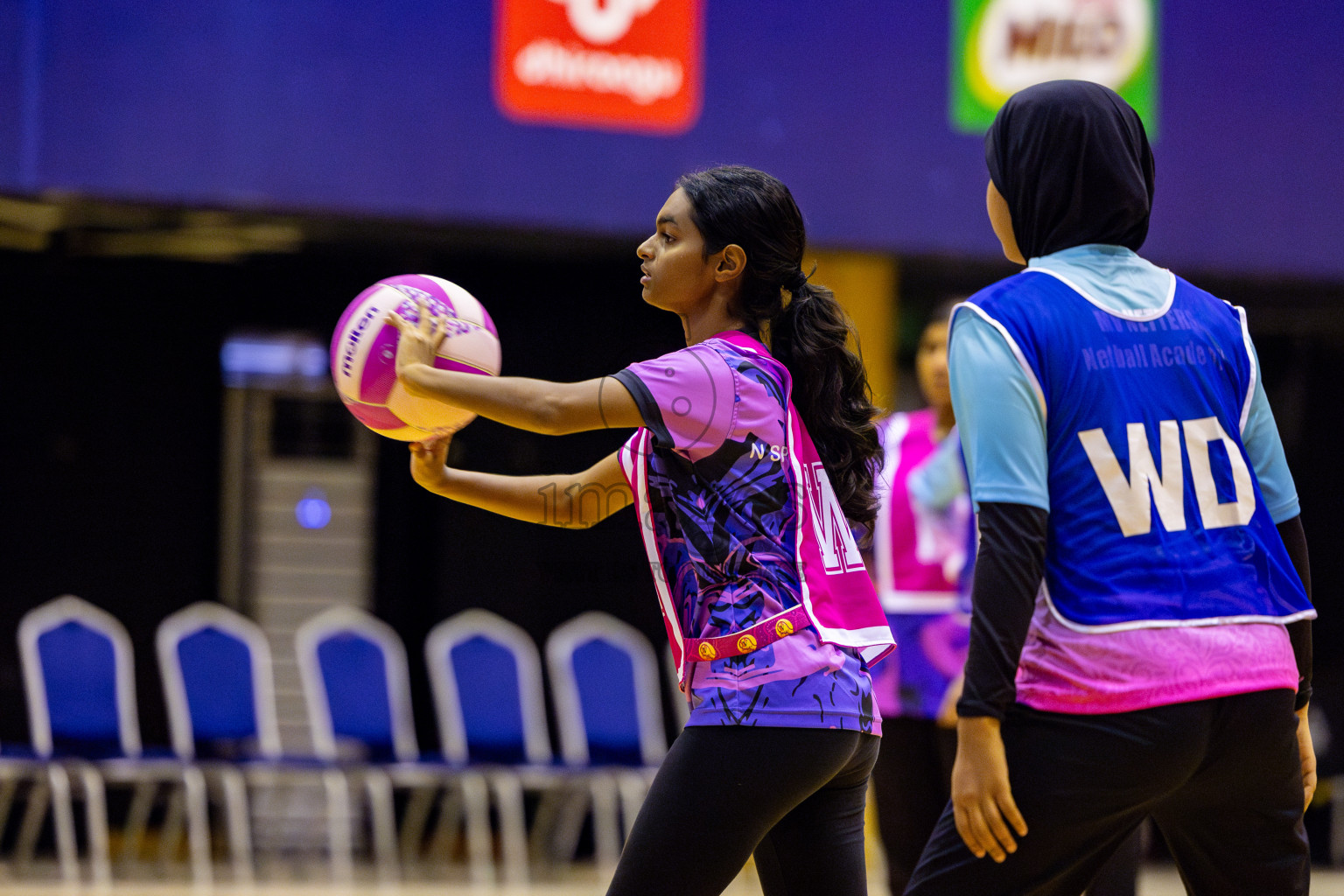 MV Netters Acadamy vs N Sports Academy in Day 2 of 3rd Junior Championship - Netball association of Maldives, held at Social Center on Monday 20th January 2025 . Photos by Nausham Waheed