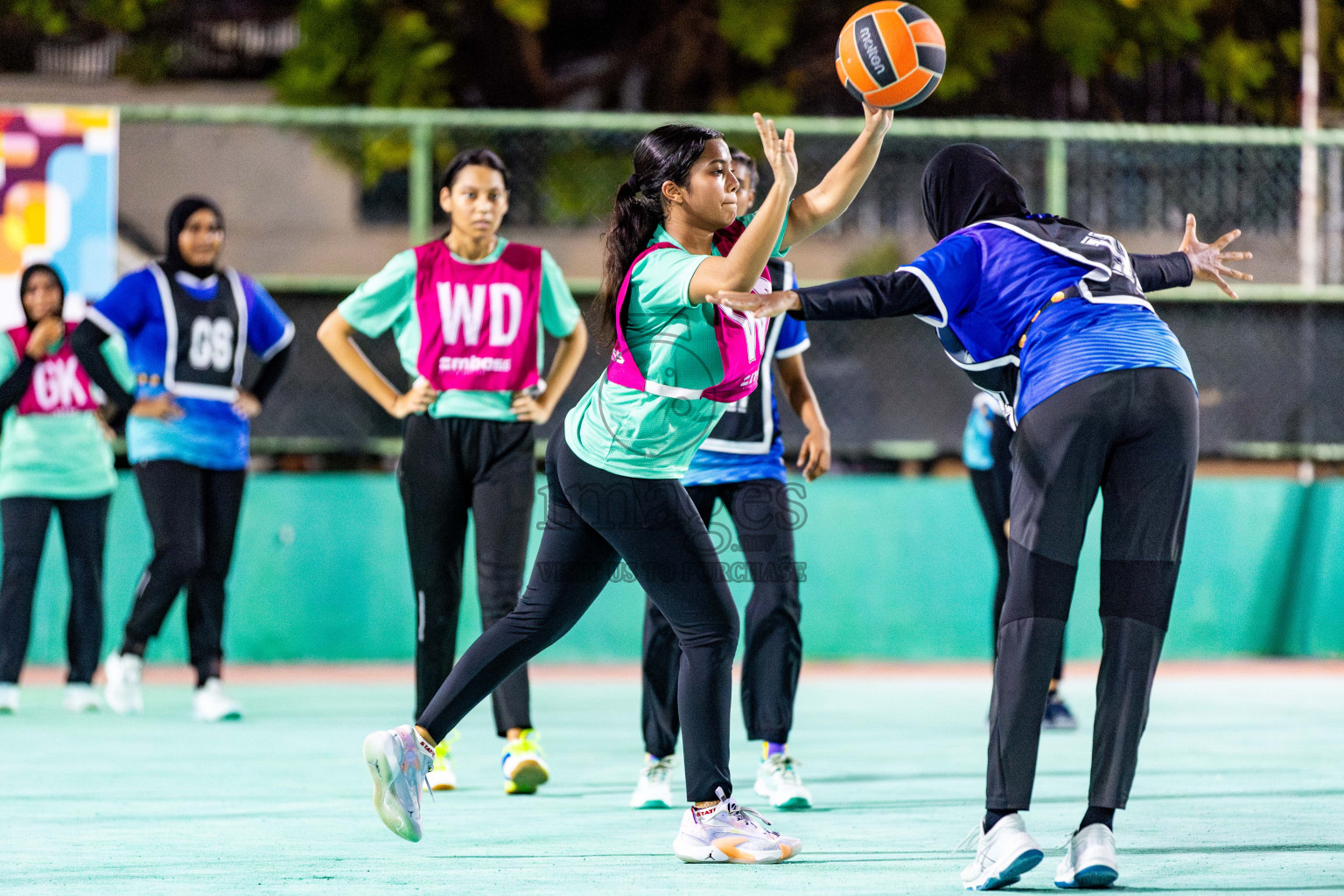 Day 5 of 23rd Netball Association Championship was held in Ekuveni Netball Court at Male', Maldives on Thursday, 2nd May 2024. Photos: Nausham Waheed / images.mv