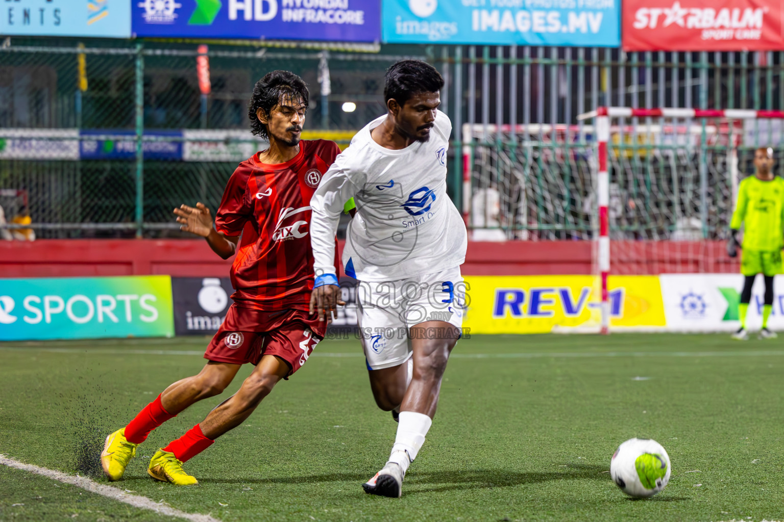 K Gaafaru VS K Huraa in Day 25 of Golden Futsal Challenge 2024 was held on Thursday , 8th February 2024 in Hulhumale', Maldives
Photos: Ismail Thoriq / images.mv