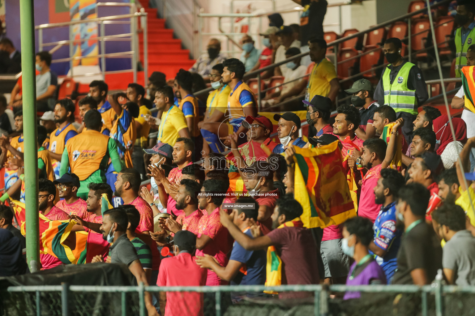 Nepal vs Sri Lanka in SAFF Championship 2021 held on 4th October 2021 in Galolhu National Stadium, Male', Maldives