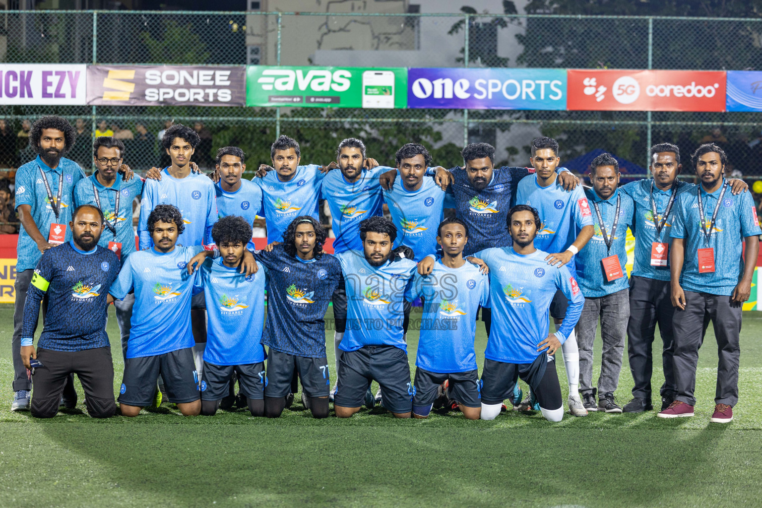GDh. Fiyoaree VS GDh. Vaadhoo in Day 7 of Golden Futsal Challenge 2025 was held on Saturday, 11th January 2025, in Hulhumale', Maldives Photos: Hassan Simah / images.mv