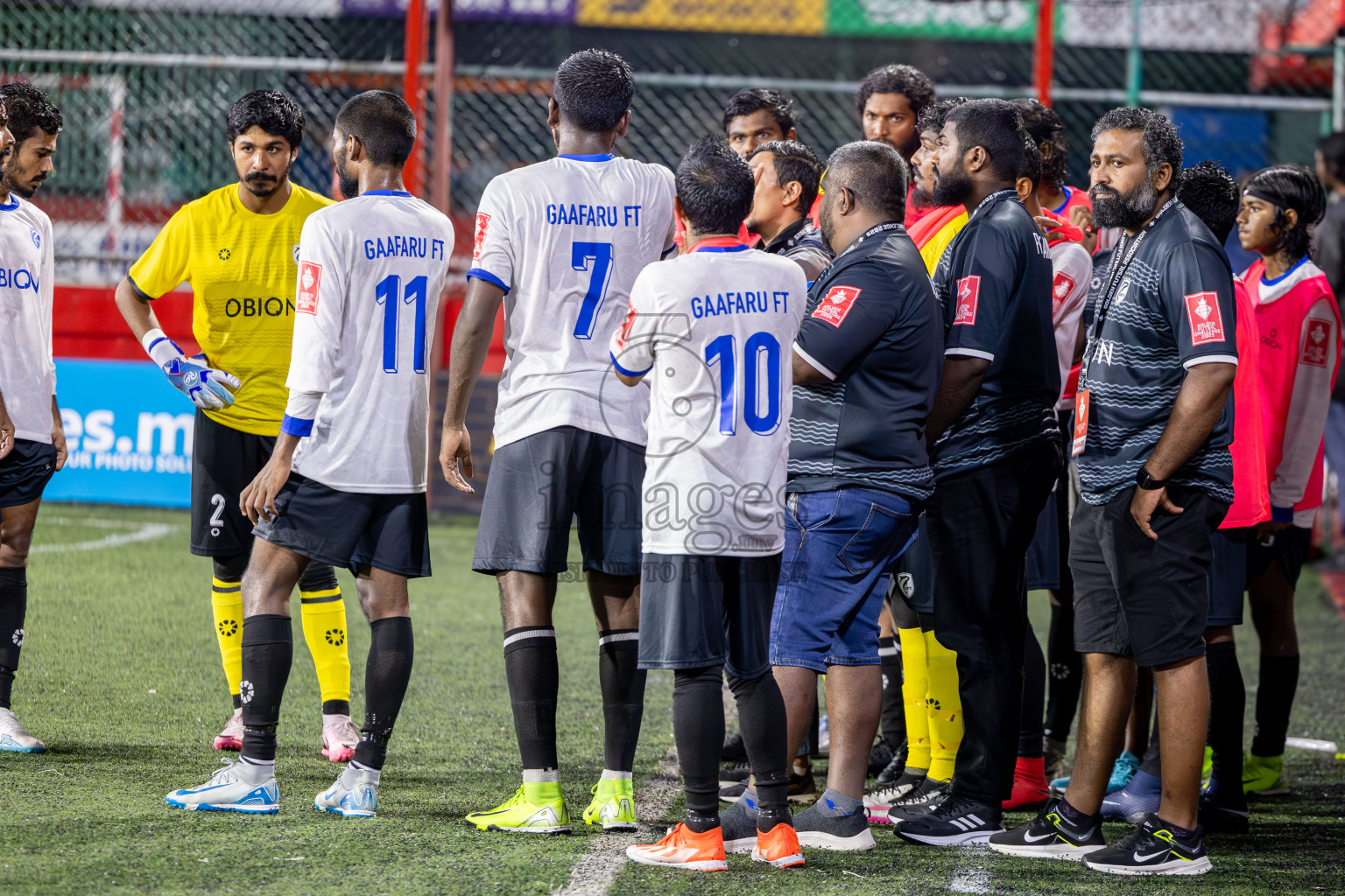 K Gaafaru vs K Maafushi in Day 10 of Golden Futsal Challenge 2025 was held on Tuesday, 14th January 2025, in Hulhumale', Maldives Photos: Ismail Thoriq / images.mv