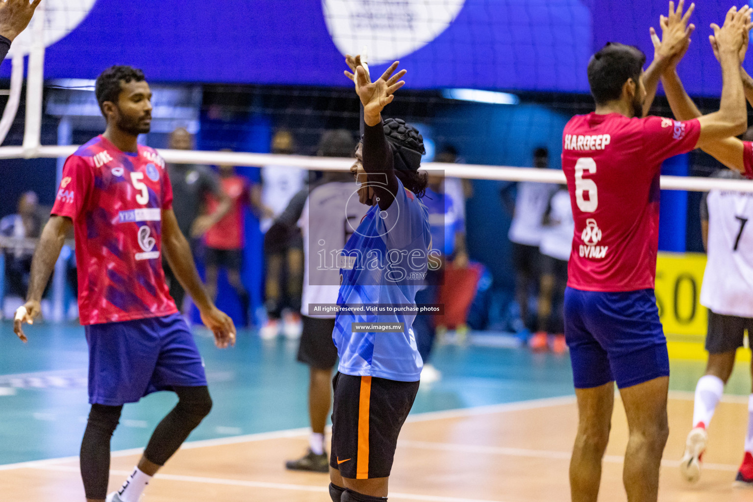 Sports Club City vs Dhivehi Sifainge Club in the Finals of National Volleyball Tournament 2022 on Thursday, 07th July 2022, held in Social Center, Male', Maldives