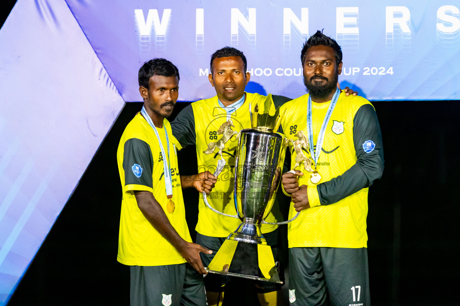 JT Sports vs Kanmathi Juniors from Final of Manadhoo Council Cup 2024 in N Manadhoo Maldives on Tuesday, 27th February 2023. Photos: Nausham Waheed / images.mv