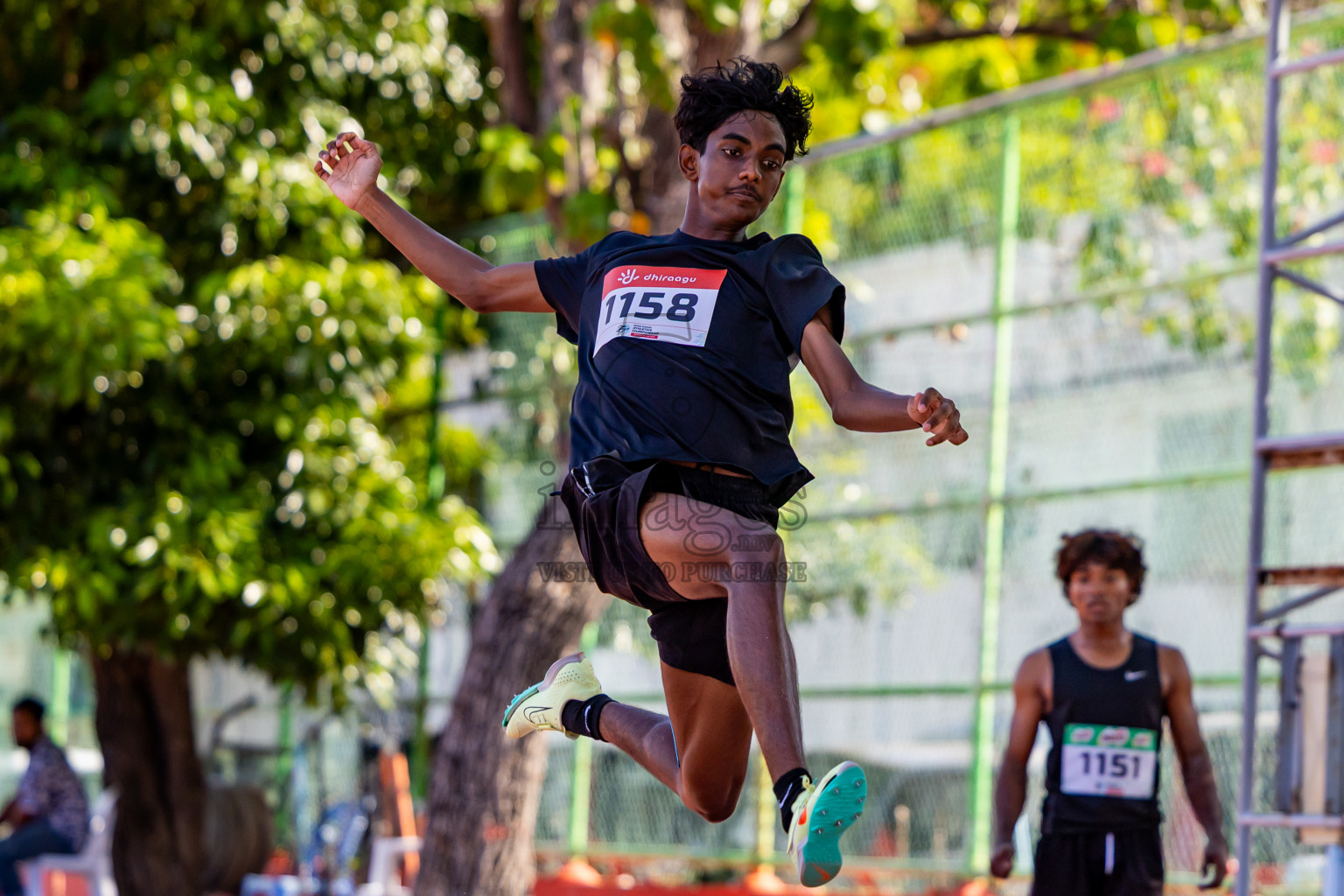 Day 2 of Inter-school Athletics Championship 2025 held in Ekuveni Synthetic Track, Male', Maldives on Tuesday, 07th October 2025. Photos by: Nausham Waheed / Images.mv